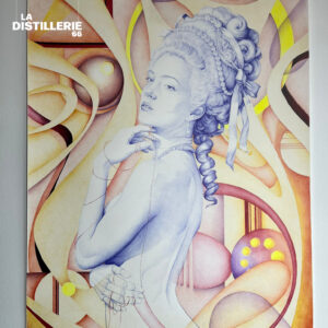 Œuvre contemporaine – Peinture sculpture originale – La Distillerie 66